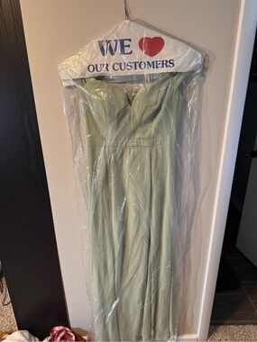 Sage Green Bridesmaid Maxi Dress